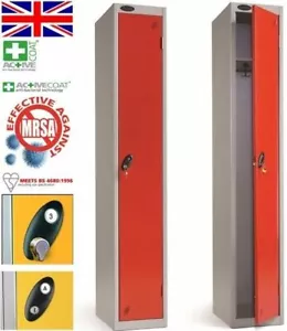 Locker Assembled 1 Single Door Compartment Steel Staff Storage -UK Made lockers - Picture 1 of 7
