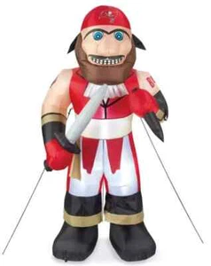 7' luftgeblasen aufblasbar NFL Tampa Bay BUCANEERS Maskottchen Football Team NEU IM KARTON - Bild 1 von 2