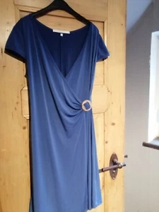 Kleid Sommerkleid Maryland blau Gr. 38/40  M Wickeloptik - Bild 1 von 6