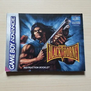 Blackthorne Spielanleitung Anleitung Booklet Nintendo GameBoy Advance - Bild 1 von 2