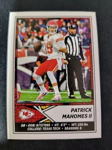 2024 Panino NFL Sticker Card Collection Patrick Mahomes II #251 Chiefs - Picture 1 of 2