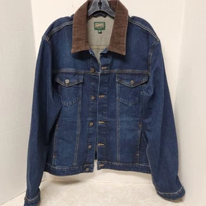 Chaqueta de mezclilla Tecovas Ranchwear para hombre XL Buckaroo Trucker Western Rodeo Cowboy - Imagen 1 de 9