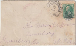 1882 Carbondale Kans Cl rueda de Fortune Cl (Osage Co) cubierta (i296) - Imagen 1 de 1