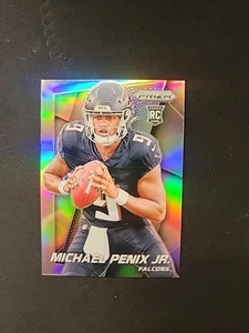Michael Penix JR 2024 Panini Prizm Rookie RC Throwback Silver #2 Atlanta Falcons - Picture 1 of 2