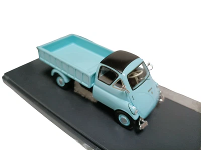 Matrix 1:43 Isetta Autocaro Light Blue Small Transport Pickup Model - Image 1 of 4