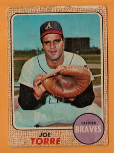 Venezuelan Topps 1968 Joe Torre #30 Atlanta Braves Printed in Venezuela - Bild 1 von 2