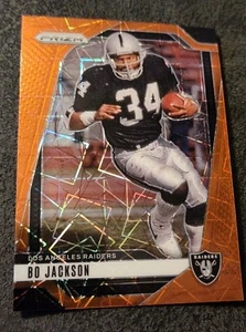 2024 Panini Prizm BO JACKSON Orange Lazer Prizm #154 Raiders - Picture 1 of 4