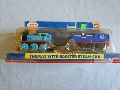 Thomas & Friends Wooden Railway THOMAS WITH BOOSTER STEAM CAR Good Package READ - Image 1 of 4