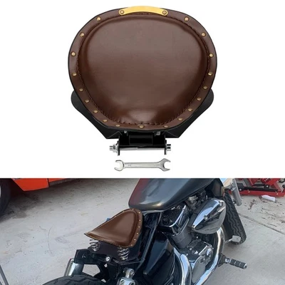 Motorcycle Solo Seat w/Spring Base For Harley Sportster Bobber Chopper Custom - Image 1 of 4
