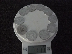 10 x pre 1920 -925 sterling silver Florins - Picture 1 of 5