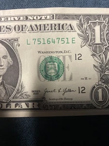 US Papiergeld coole Seriennummern - Bild 1 von 3