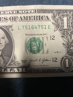 US Paper Currency Cool Serial Numbers - Image 1 of 3