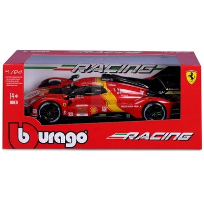 Bburago 1:24 Ferrari 499P Hypercar #51 Die Cast Model Car - Image 1 of 4