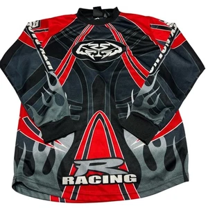 MTX Motocross Jugend Renntrikot klein (8) rot schwarz Flammen neu ohne Etikett tolle Farben - Bild 1 von 5