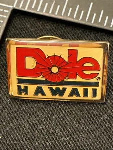 Vintage Dole Hawaii Lapel Pin Vest Collectible EUC K258 Metal Back Pineapple - Picture 1 of 6