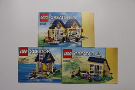 LEGO&reg; 31035 Creator 3 In 1 Beach Hut Instruction Manuals Only!