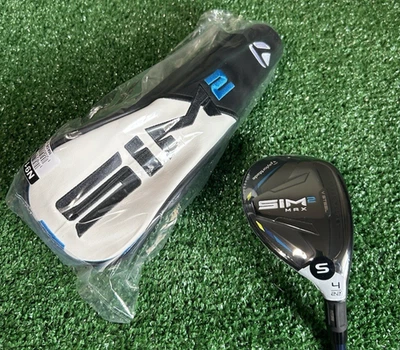 TaylorMade Hybrid Golf Club SIM2 Max V-Steel 4 Rescue 22° with Headcover, New - Image 1 of 4