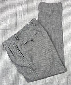 Brooks Brothers Botto Giuseppe Slim Pant 36x31 Cashmere Wool Trouser Houndstooth - Picture 1 of 17