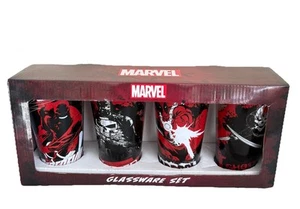 Marvel Gläser 4er Set Deadpool Punisher Ghost Rider Dare Devil Neu - Bild 1 von 4