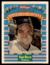 1991 Kellogg's Baseball Greats Yogi Berra New York Yankees #3