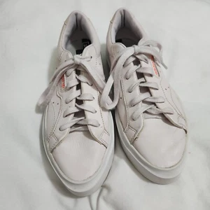 Adidas Damen Sleek Super White Orchid Pink Turnschuhe Originals Größe 6,5 EE4505 - Bild 1 von 9