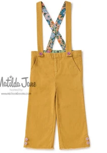 Matilda Jane Girls New Path Bottoms Size 4 New In Bag Removable Straps - Picture 1 of 1