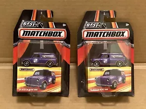 2016 Best Of Matchbox ‘65 Austin Mini Van MBX Lot Of 2 - Picture 1 of 5