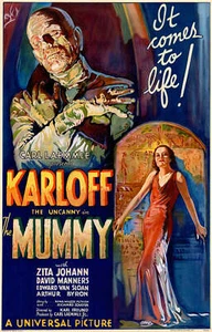 The Mummy Boris Karloff Vintage Horror Movie Poster - 12x18 - Picture 1 of 1