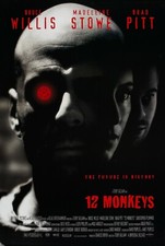 12 MONKEYS MOVIE POSTER 1 Sided ORIGINAL FINAL 27x40 BRAD PITT BRUCE WILLIS