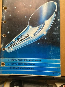1987 Heavy Duty Manufacturing Catalog Exhaust Parts Mufflers Chrome - Foto 1 di 2