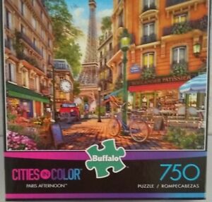  Paris Afternoon 750 Piece Puzzle Buffalo Cities in Color 