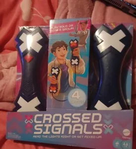 SEGNALI INCROCIATI Giochi Elettronici con Coppia Bacchette Luce Parlante Mattel NUOVO - Foto 1 di 2