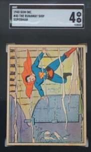 1940 SUPERMAN #45 THE RUNAWAY SHIP SGC VG EX 4 GUM INC.