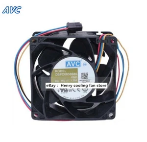 Ventilador AVC DBPC0838B8S DC 48V 1.35A 80*80*38MM 4 hilos servidor/cpu ventilador de refrigeración PWM - Imagen 1 de 5
