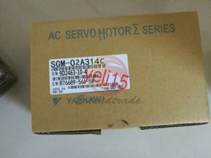 ONE NEW YASKAWA AC SERVO MOTOR SGM-02A314C SGM02A314C - Afbeelding 1 van 2
