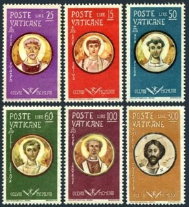 Vatican 256-261, MNH. Michel 307-312. Portraits of Saints, 1959. Pope Sixtus II, - Picture 1 of 1