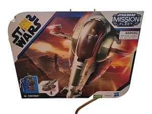 Star Wars Mission Fleet Starship Skirmish Boba Fett Figure & Firespray - Picture 1 of 2