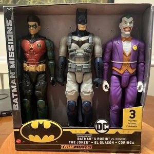BATMAN MISSIONS TRUE-MOVES BATMAN & ROBIN vs. THE JOKER 3-Pack - Picture 1 of 12
