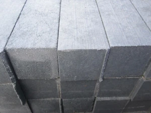 10x Pfosten Recycling grau 7x7x200 cm Holzpfosten Pfähle Holz Holzpfahl Kantholz - Bild 1 von 4