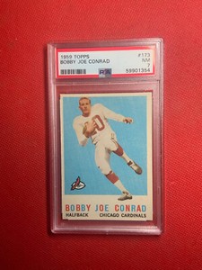 1959 Topps Bobby Joe Conrad #173 *Cardinals* PSA 7 NM