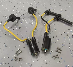 OEM Ignition Coils w/Leads & Caps ~ Coil Pack Set 94-03 VF750C VF750 Magna 750 - Picture 1 of 13