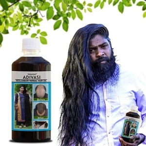 Neelambari Cuidado del Cabello Adivasi Aceite Herbal para el Cabello Hierbas Adivasi, 500 ml - Imagen 1 de 5