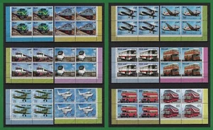 S1303 Irak 2017, transporte ferroviario trenes aviones aviones autobuses, bloques MNH - Imagen 1 de 3