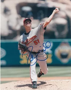 RICH HILL BALTIMORE ORIOLES ACTION SIGNED 8x10 - Picture 1 of 1