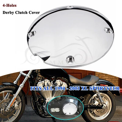 FUNDA DERBY CÚPULA CROMADA PARA HARLEY DAVIDSON 1994-2003 SPORTSTER XL SPORT XL1200S Foto 1 de 4