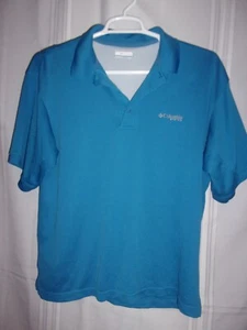 Men's Columbia Vented Polo Shirt Size Large - Picture 1 of 1