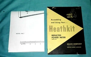 Heathkit AM-3 Reflected Power Meter Manual - Picture 1 of 7