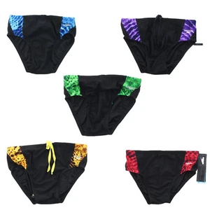Speedo Boys Swim Briefs Bottoms Endurance Tie Dye Swimsuit 8051405 - Picture 1 of 11
