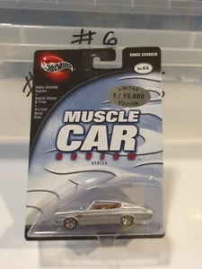 2002 Hot Wheels Muscle Car 1:64 scale Diecast Dodge Charger Redline Wheels - Picture 1 of 6