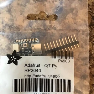 Adafruit QT Py RP2040 Microcontroller Board Compatible W/Raspberry Pi Pico, 4900 - Picture 1 of 3